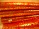 Printed Gold Red Organza 48cm x 5m (91)