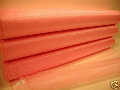 Roll Of Pink Organza 48cm x 9m (107)