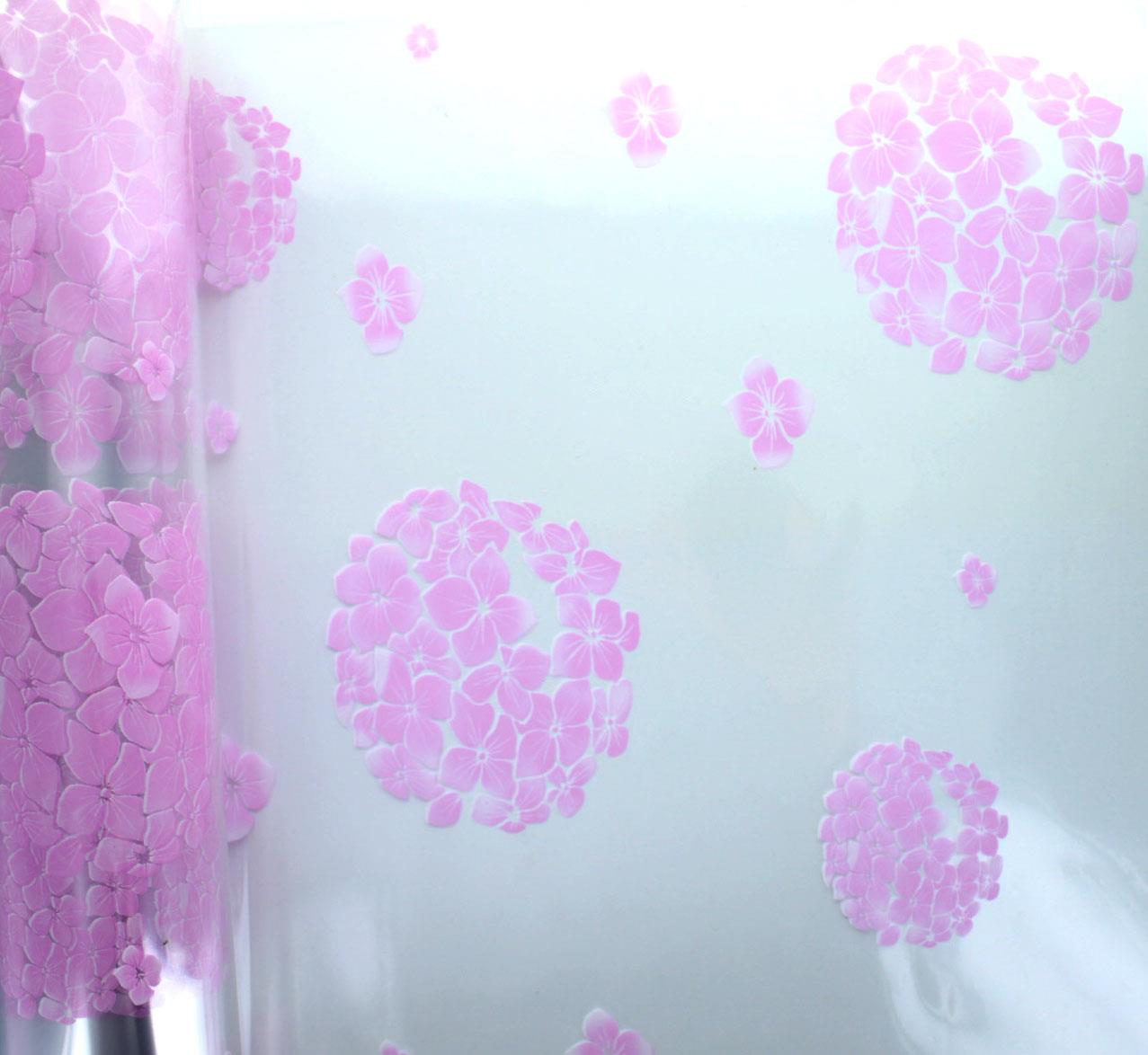 Hydrangea Pink Blooms Florist Cellophane Roll Film Hamper Gift Wrap