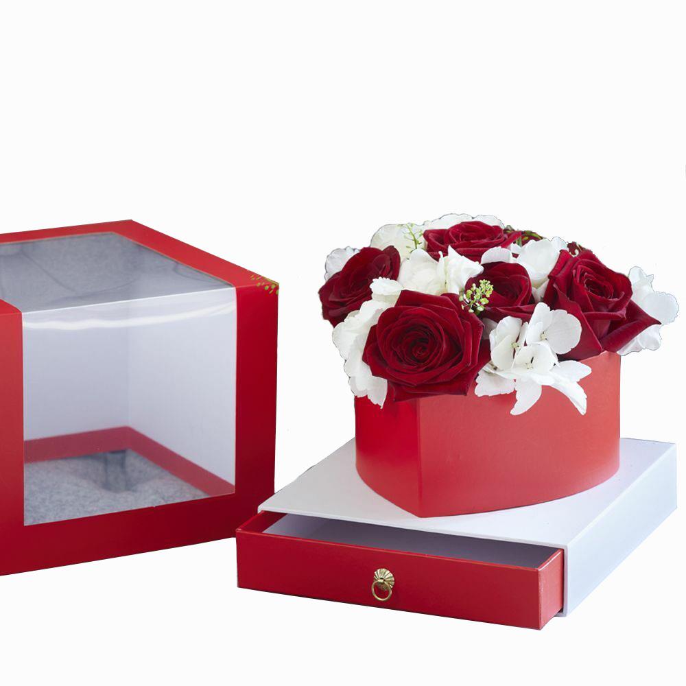 Heart Shaped Florist Flower Hat box Aria 4931
