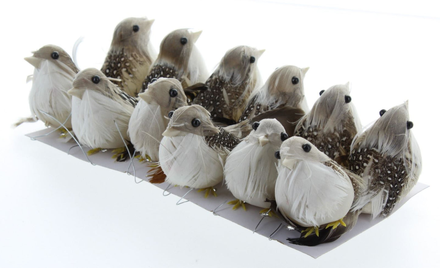 Artificial Feather Birds on Wire 4694