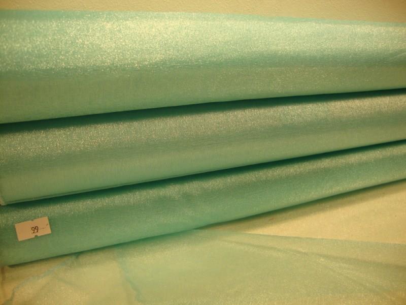 Roll Of Bright Blue Organza 48cm x 9m (99)
