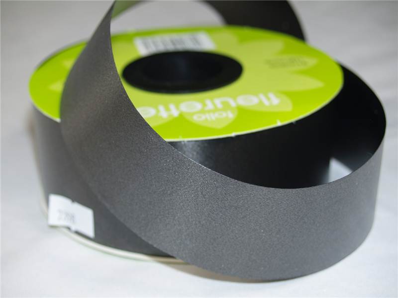 2" X 100 Yards or 5cm x 91m Florist Poly Ribbon Reel Black (2398)