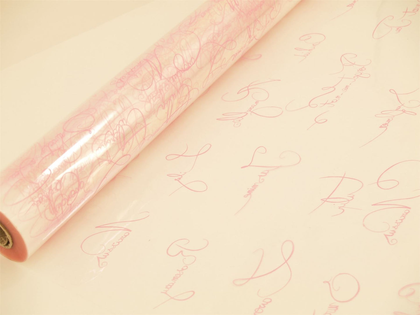 5m, 10m, 20m, 50m, 100m Script Florist Film Cellophane Gift Wrap