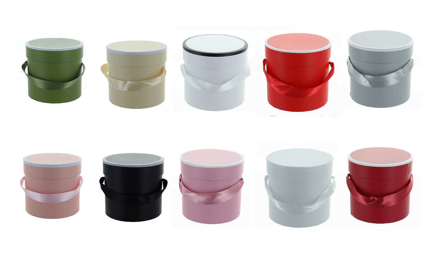 Round Florist Gift Wedding Flower Decorative Mini Hat box