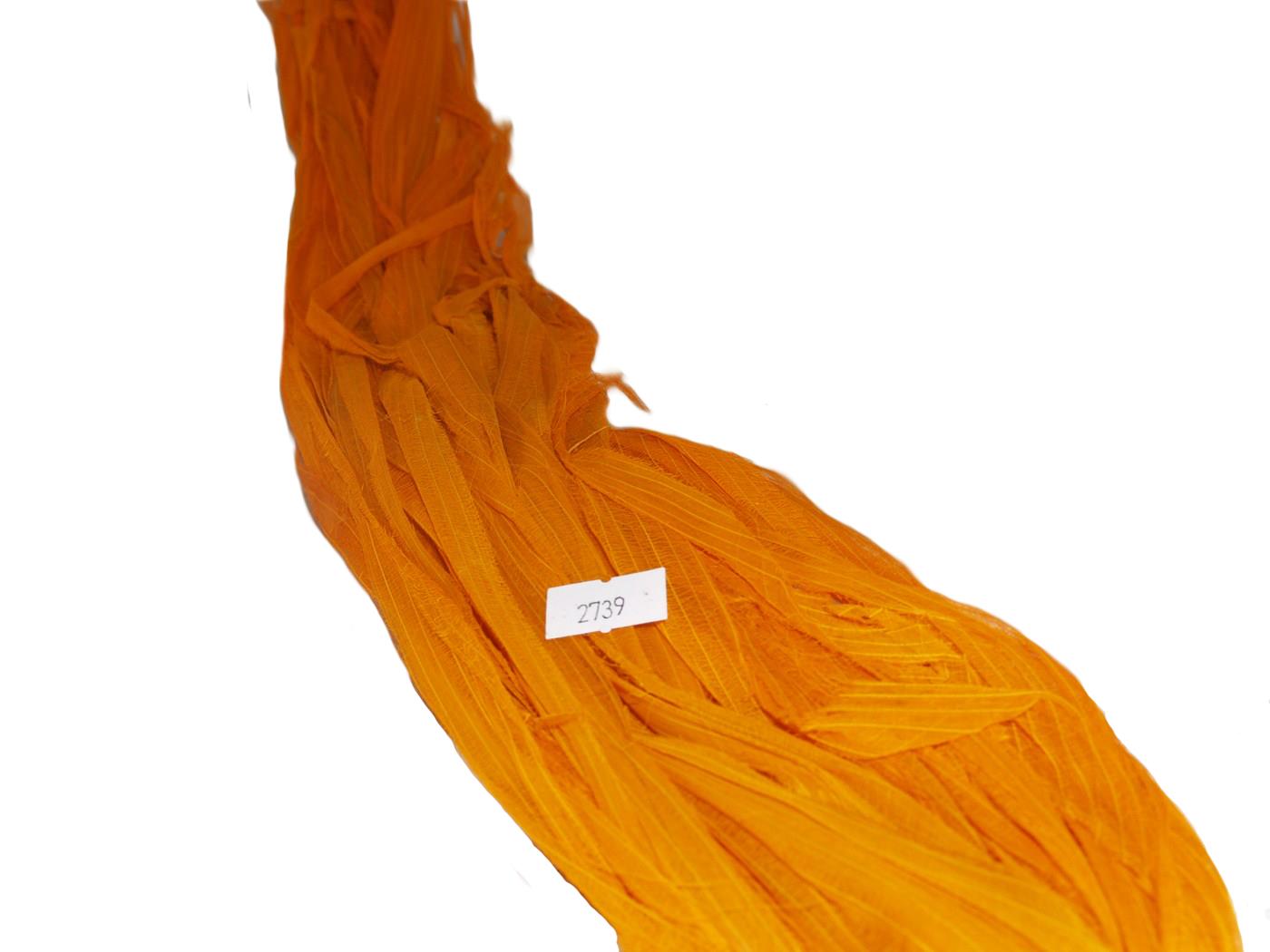 Good Quality Long Skeleton Raffia Bunch of 30grams Orange