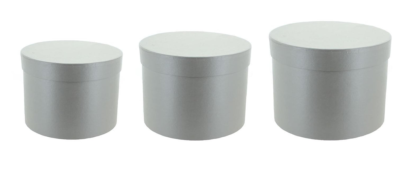 3 Round Symphony Hat Boxes (Lined)