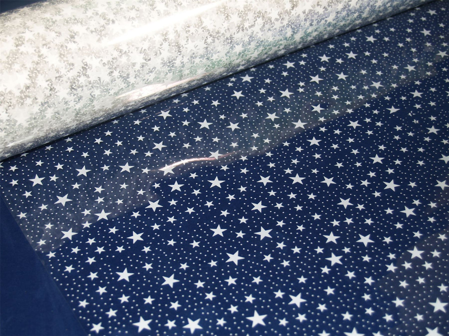 5m, 10m, 20m, 50m, 100m Star And Dot Florist Film Cellophane Gift Wrap