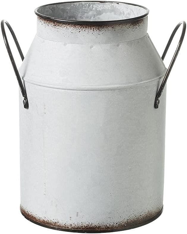 Riversdale Tin Milk Churn - Vintage Metal Flower Vase Plant Pot 4906