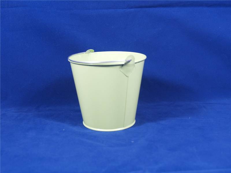 Oasis 12cm Round Bucket With Handle Mint Green (2944)
