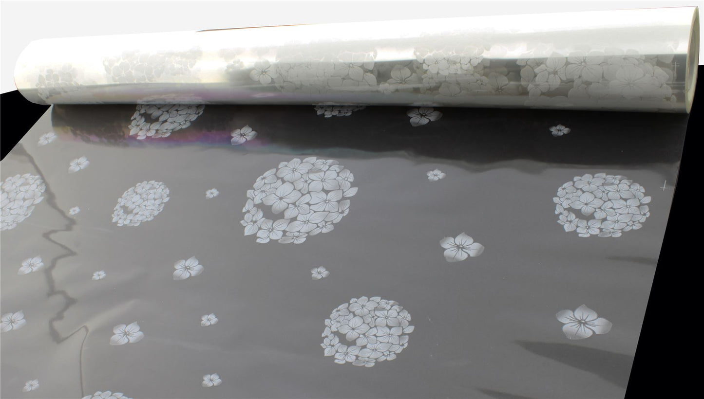 5m, 10m, 20m, 50m, 100m Hydrangea Blooms Cellophane