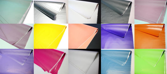 50 Frosted Thick Profesional Florist Cellophane Sheets 80cm x 80cm