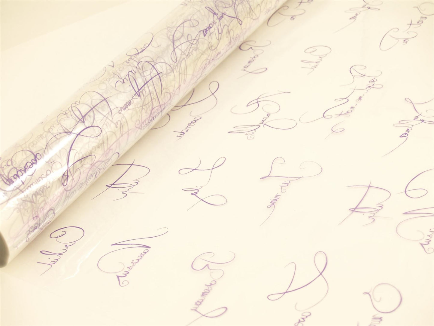 5m, 10m, 20m, 50m, 100m Script Florist Film Cellophane Gift Wrap