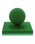 3D Shape Floral Foam Funeral Tribute Football On Pitch (3510)