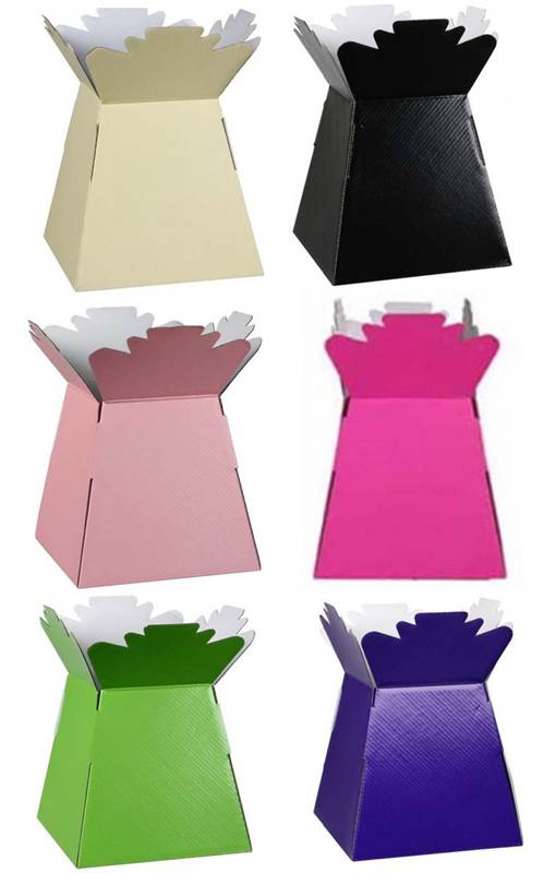 1, 5, 10, 30 Living Vase / Transporter Box All Colours