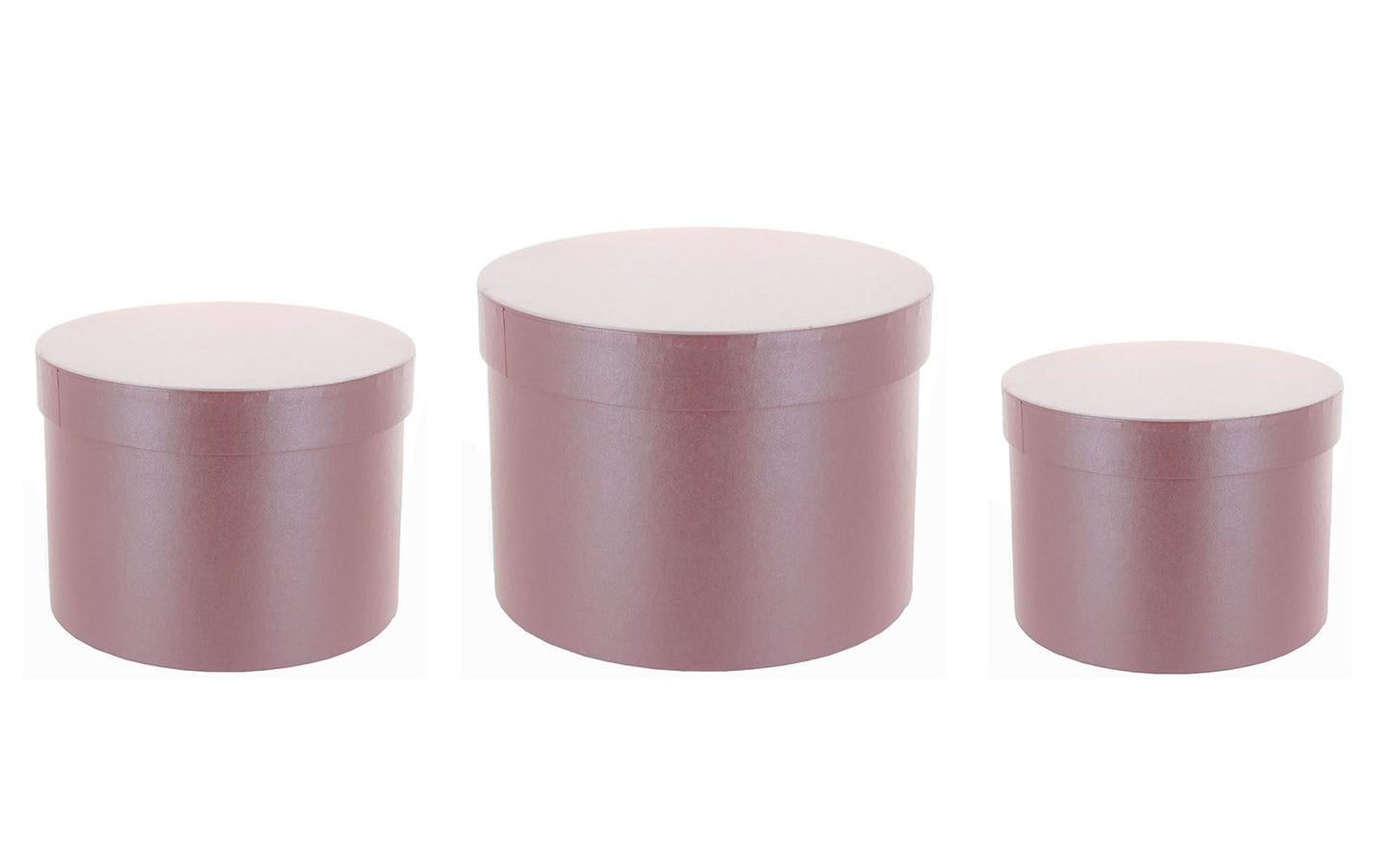 3 Round Symphony Hat Boxes (Lined)