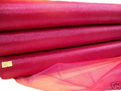 Roll Of Dark Purple Organza 48cm x 9m (101)