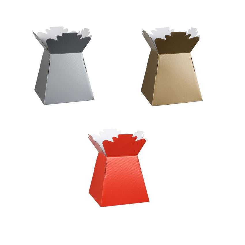 Florist Living Vase Transporter Boxes For Flowers All Colours