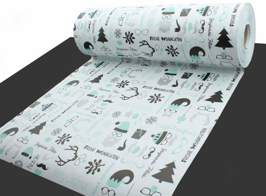 49cm x 100m Premium Quality Kraft Paper Roll Christmas Gift Wrapping