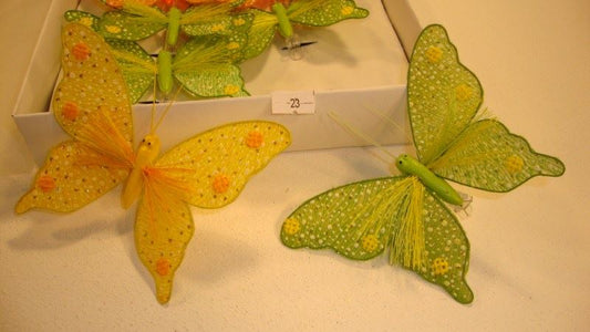 12  BUTTERFLIES  12cm (1box) 0023