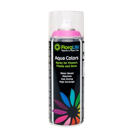 400ml Oasis Water Based Floralife® Aqua Color Spray Paint Cerise