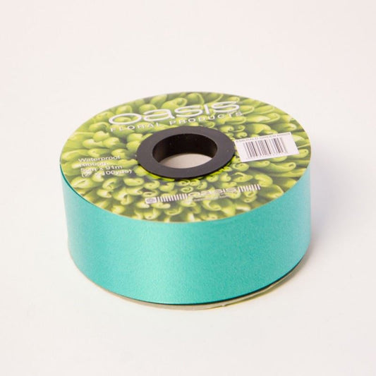 91m Roll - 50mm Florist Poly Ribbon Wedding Flower Floral Emerald Green Colour