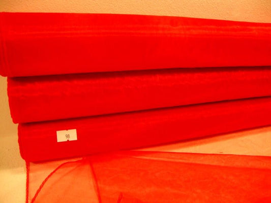 Roll Of Red Organza 48cm x 9m (98)