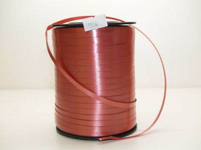 Curling Poly Florist Balloon Ribbon 5mm x 500m Crimson 1534