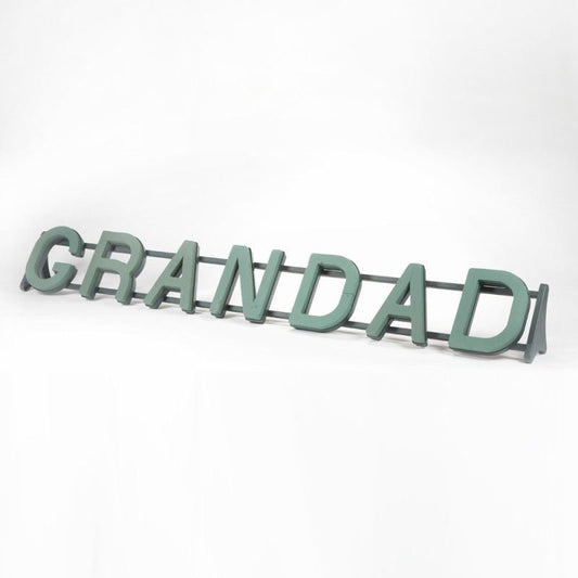 1 Grandad Floral Foam Funeral Tribute Comes with Stand (4583)
