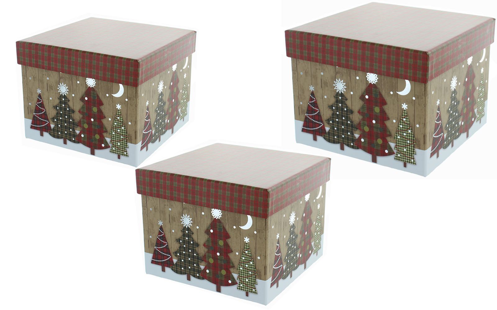 Smithers Oasis Florist Gift Flower Hat boxes Christmas Set of 3