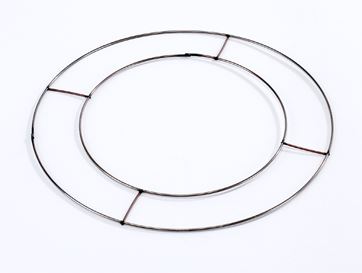 406mm/ 16" FLAT WIRE COPPER WREATH RINGS FRAMES CHRISTMAS HOLLY FUNERAL OASIS (3566)