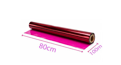 Tinted Cellophane Florist Wrap Roll 100m Cerise Pink – Hamper Gift Wrapping Film (1171)