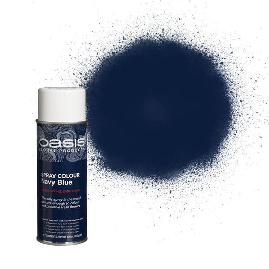 Oasis Flower Colour Spray Paint  400ml Can Navy Blue (4927)