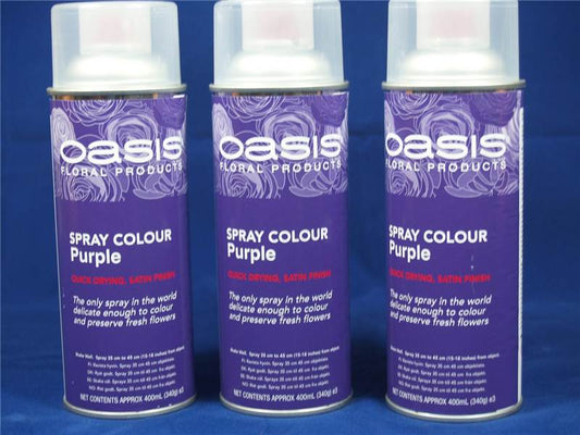 Smithers Oasis Flower Colour Spray Paint 400ml Can Purple