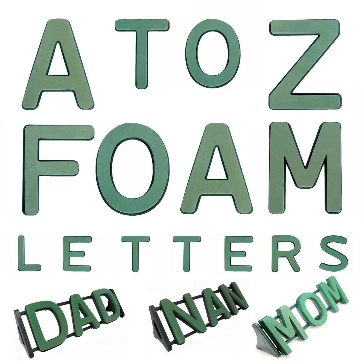 Oasis Foam Naylor Base Quick Clip Letters - Funeral Tribute Florist